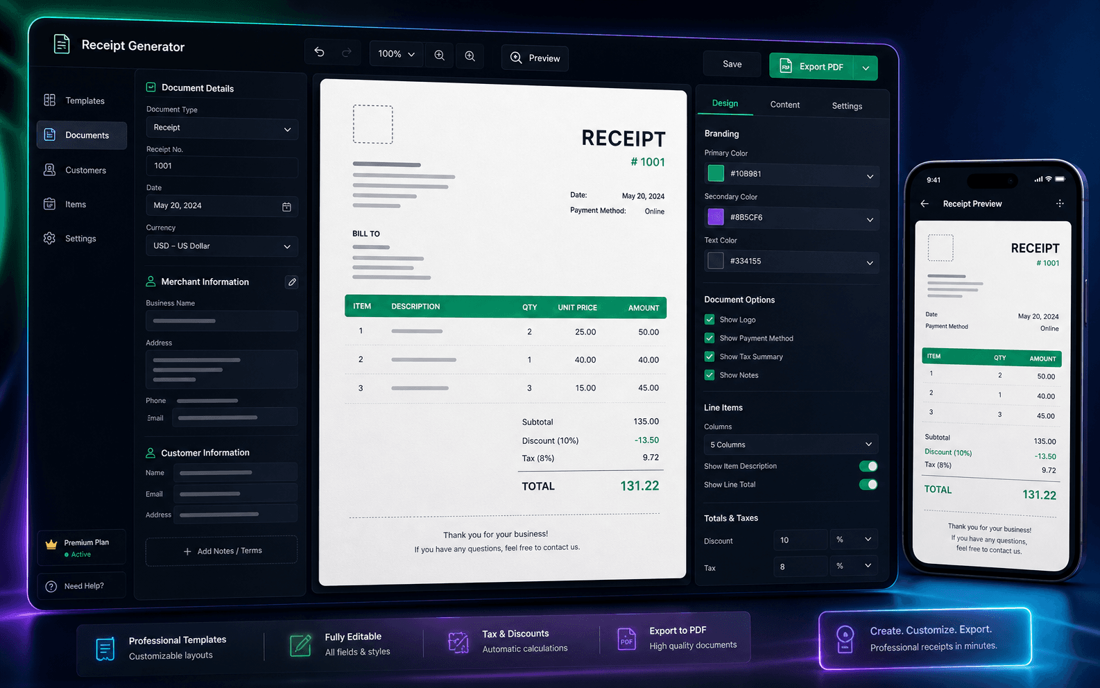 eazytool / receipt-generator